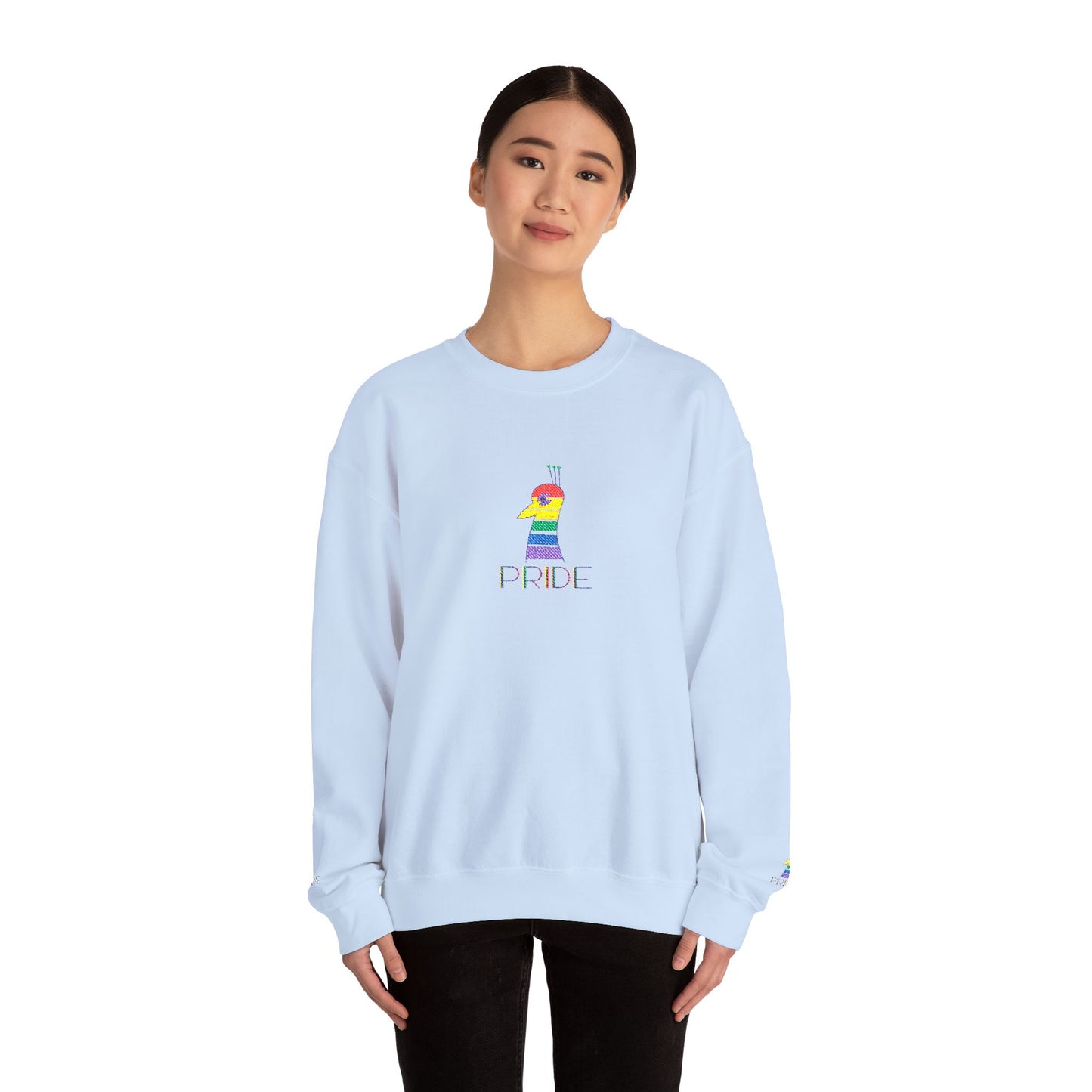 Pride Crewneck Sweatshirt, Unisex Sweatshirt, LGBQT P’COK PRIDE Apparel, Comfortable Layering, Gift for Pride Month, Casual Wear