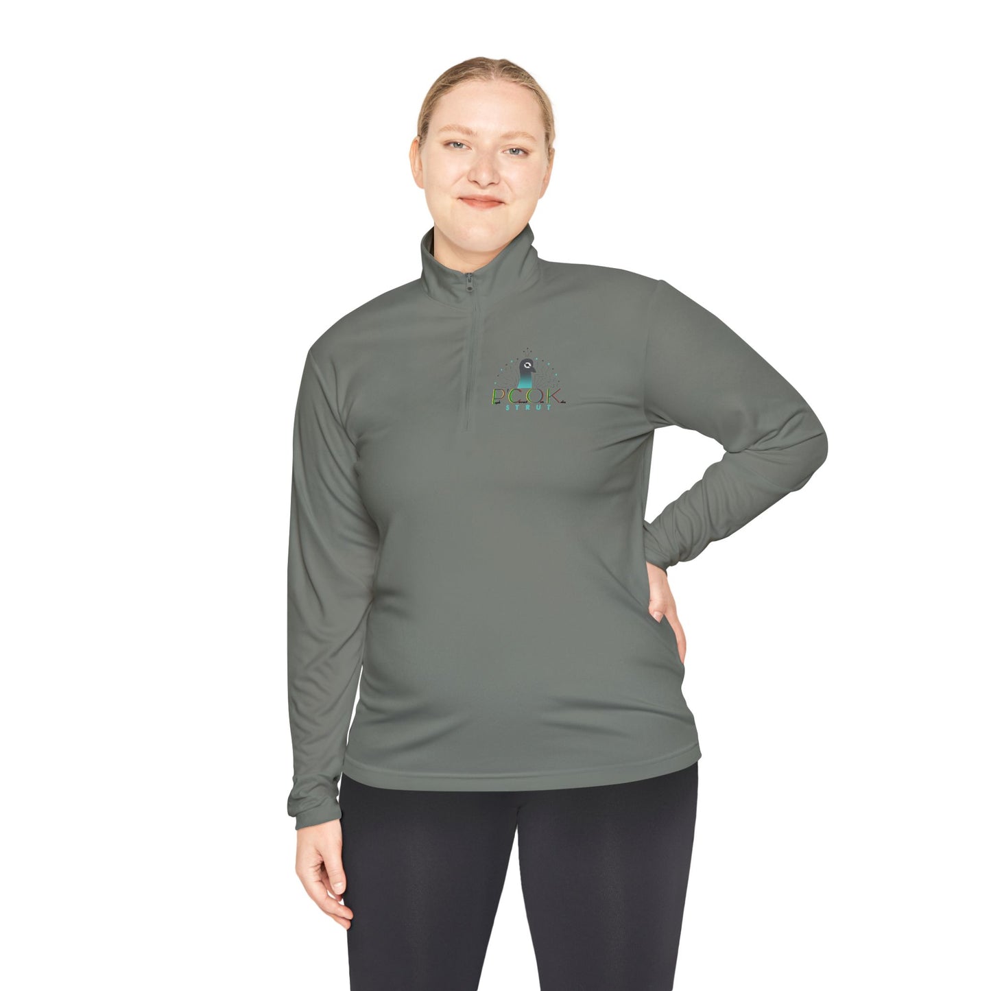 P’COK STRUT Stylish Unisex Quarter-Zip Pullover for Year-Round Comfort, Perfect for Outdoor Adventures, Gifts, Casual Wear, Travel, and Cozy Nights