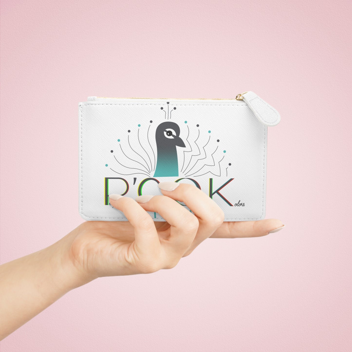 Stylish Mini Clutch Bag with Elegant P’COK STRUT Design, Perfect for Parties, Weddings, Traveling, Daily Use, Unique Gift Idea