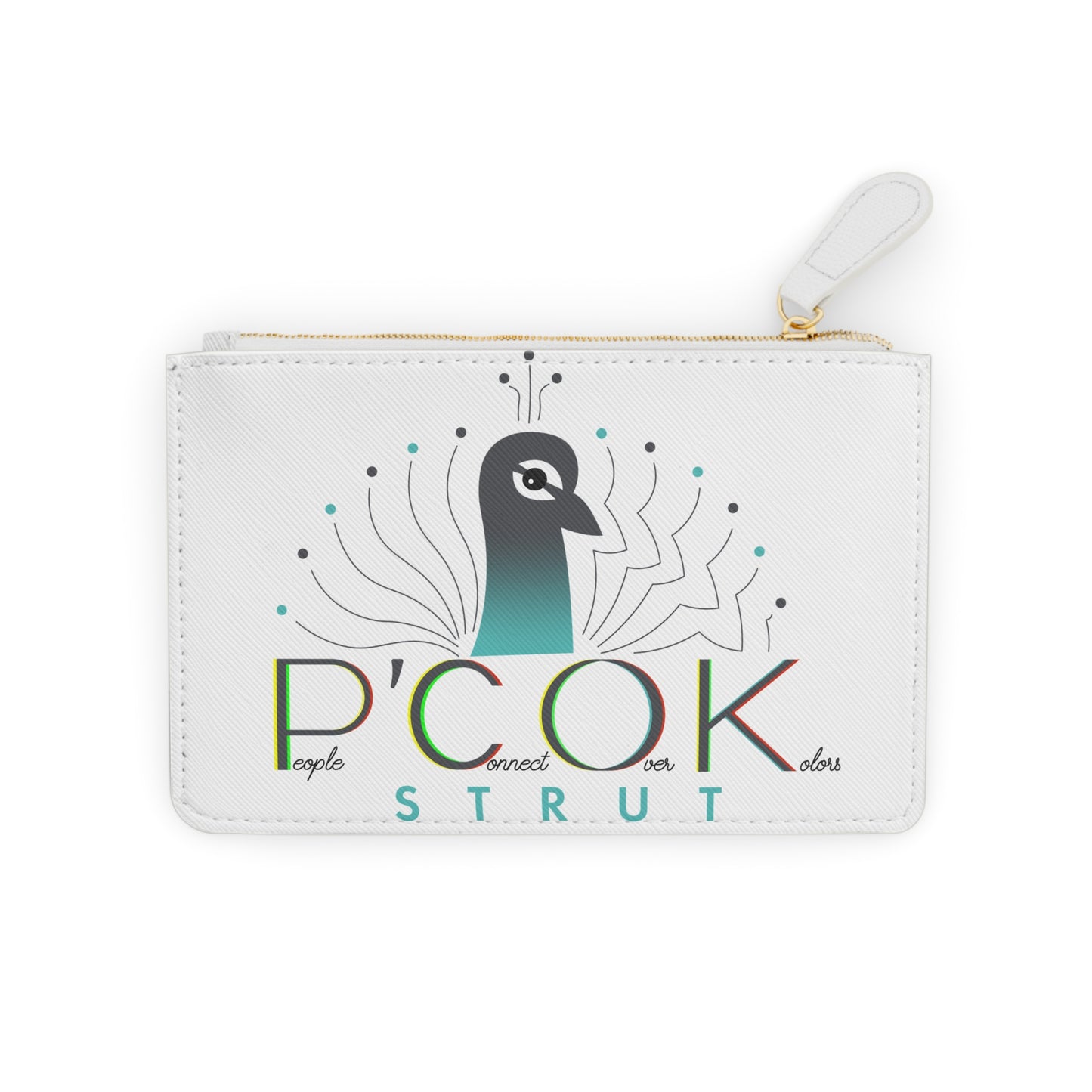 Stylish Mini Clutch Bag with Elegant P’COK STRUT Design, Perfect for Parties, Weddings, Traveling, Daily Use, Unique Gift Idea