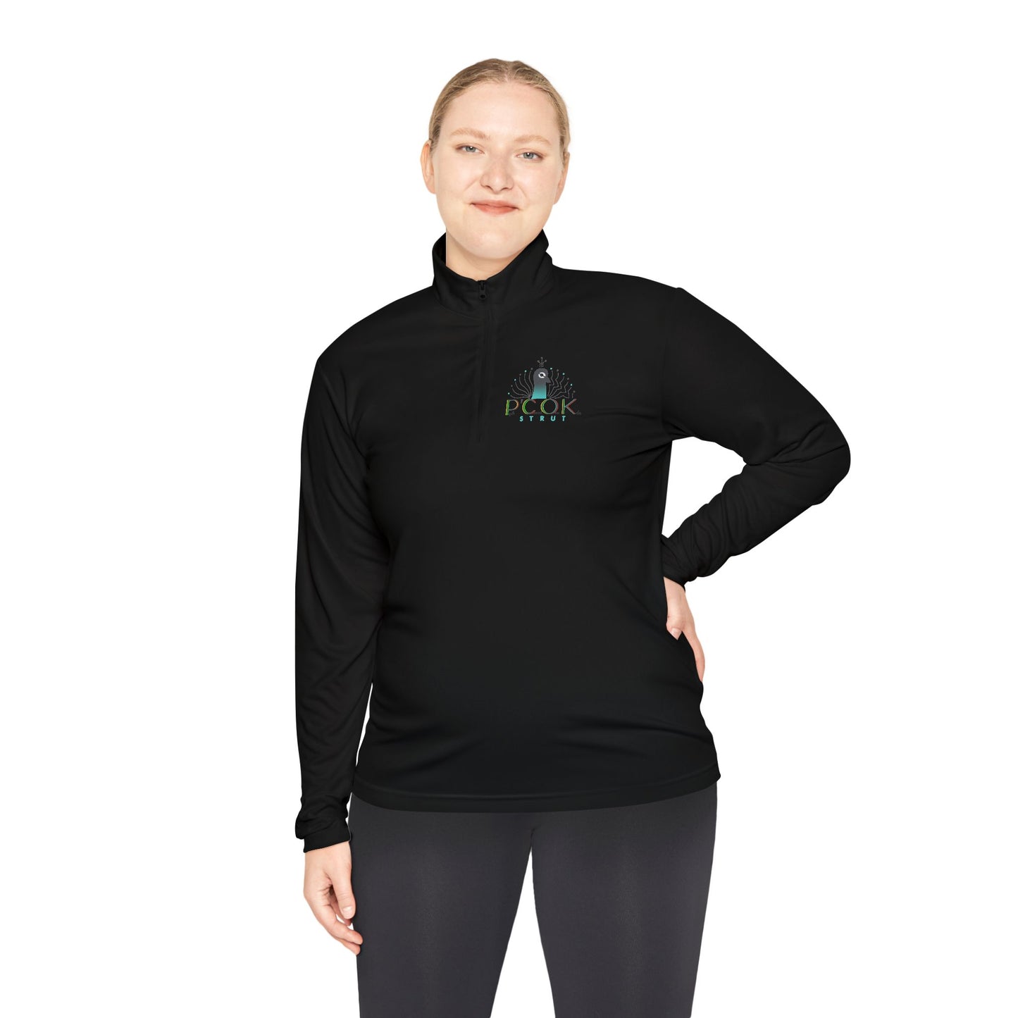 P’COK STRUT Stylish Unisex Quarter-Zip Pullover for Year-Round Comfort, Perfect for Outdoor Adventures, Gifts, Casual Wear, Travel, and Cozy Nights