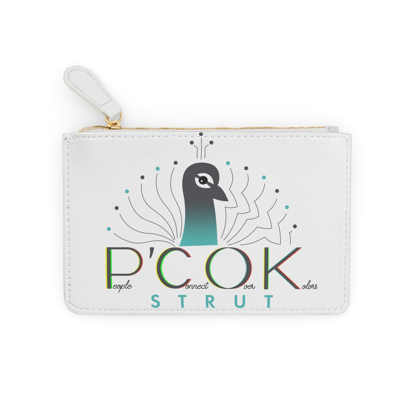 Stylish Mini Clutch Bag with Elegant P’COK STRUT Design, Perfect for Parties, Weddings, Traveling, Daily Use, Unique Gift Idea