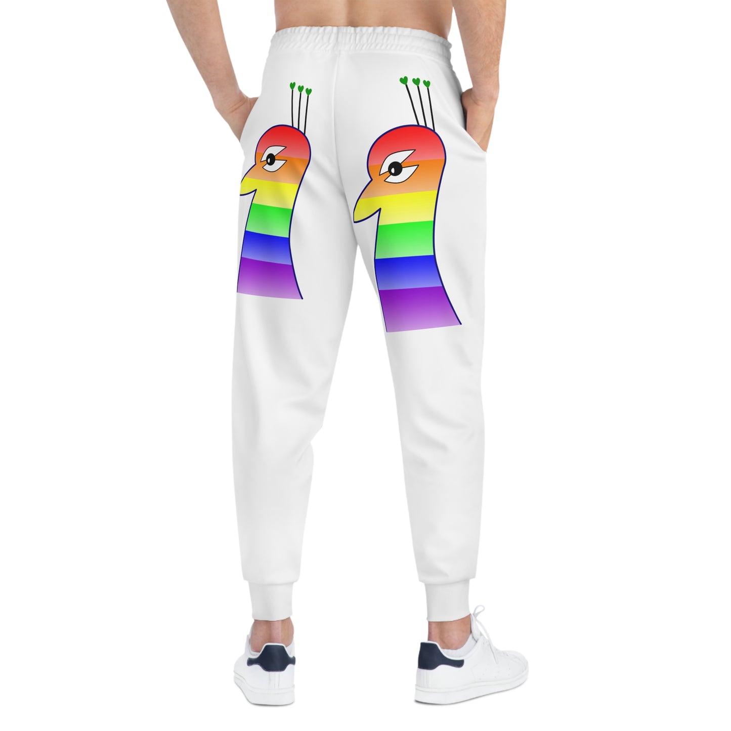 LGBQT P'COK PRIDE Themed Athletic Joggers, LGBTQ+ Activewear, Comfortable Sweatpants, Colorful Joggers for Parades, Pride Month Apparel