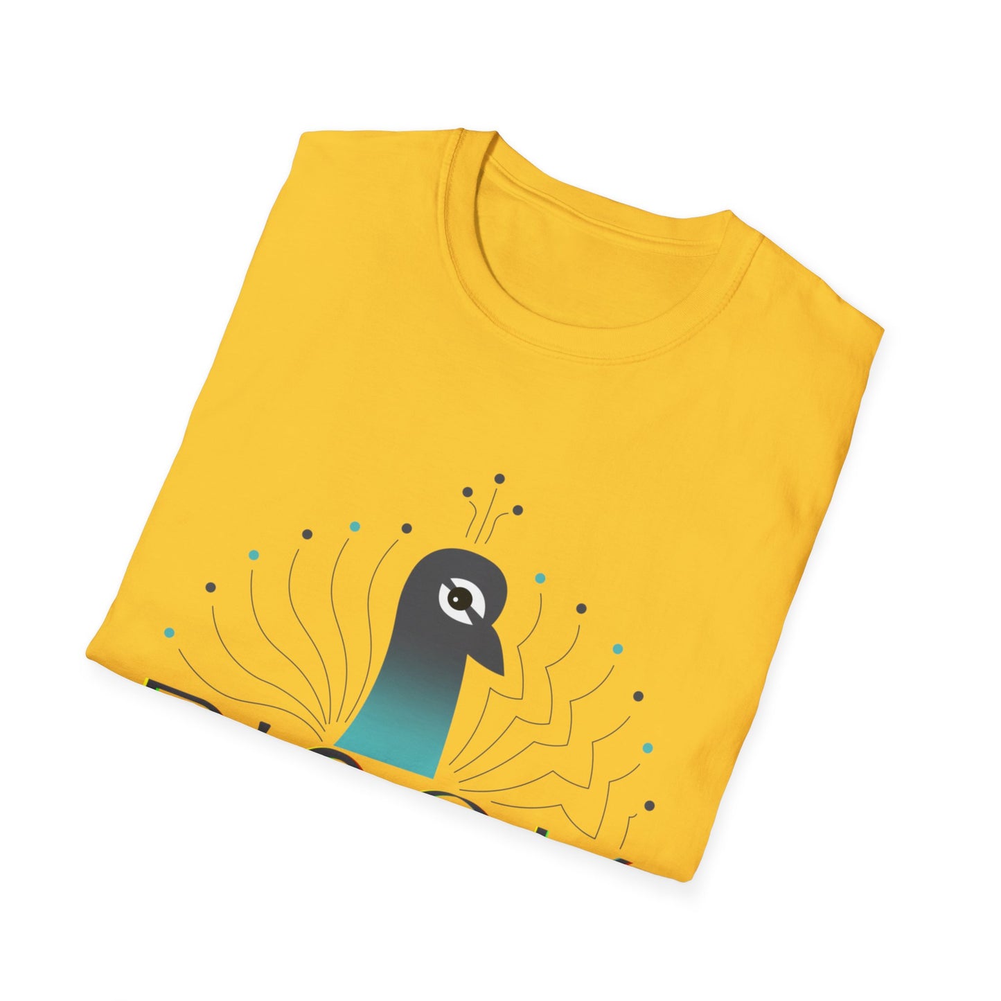 Stylish P’COK STRUT Graphic Tee for Casual Wear, Gift for Nature Lovers, Birthday Gift, Eco-Friendly Apparel, Trendy Summer Shirt
