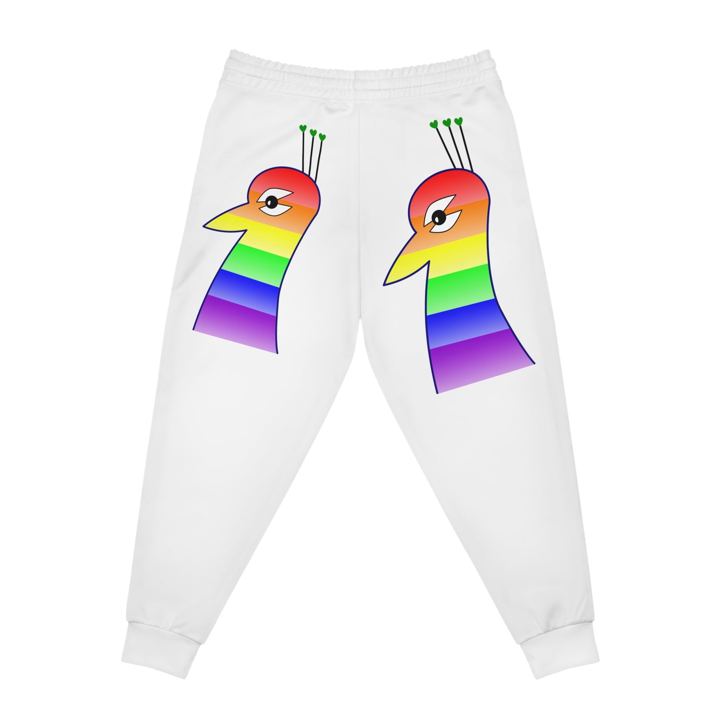 LGBQT P'COK PRIDE Themed Athletic Joggers, LGBTQ+ Activewear, Comfortable Sweatpants, Colorful Joggers for Parades, Pride Month Apparel