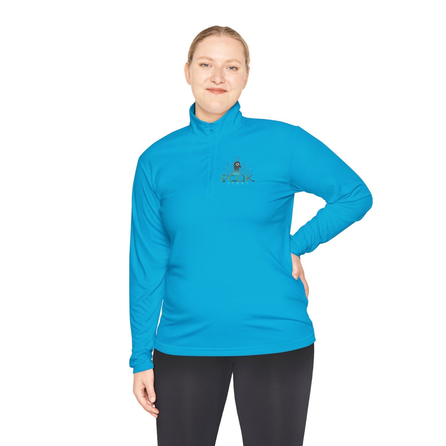 P’COK STRUT Stylish Unisex Quarter-Zip Pullover for Year-Round Comfort, Perfect for Outdoor Adventures, Gifts, Casual Wear, Travel, and Cozy Nights
