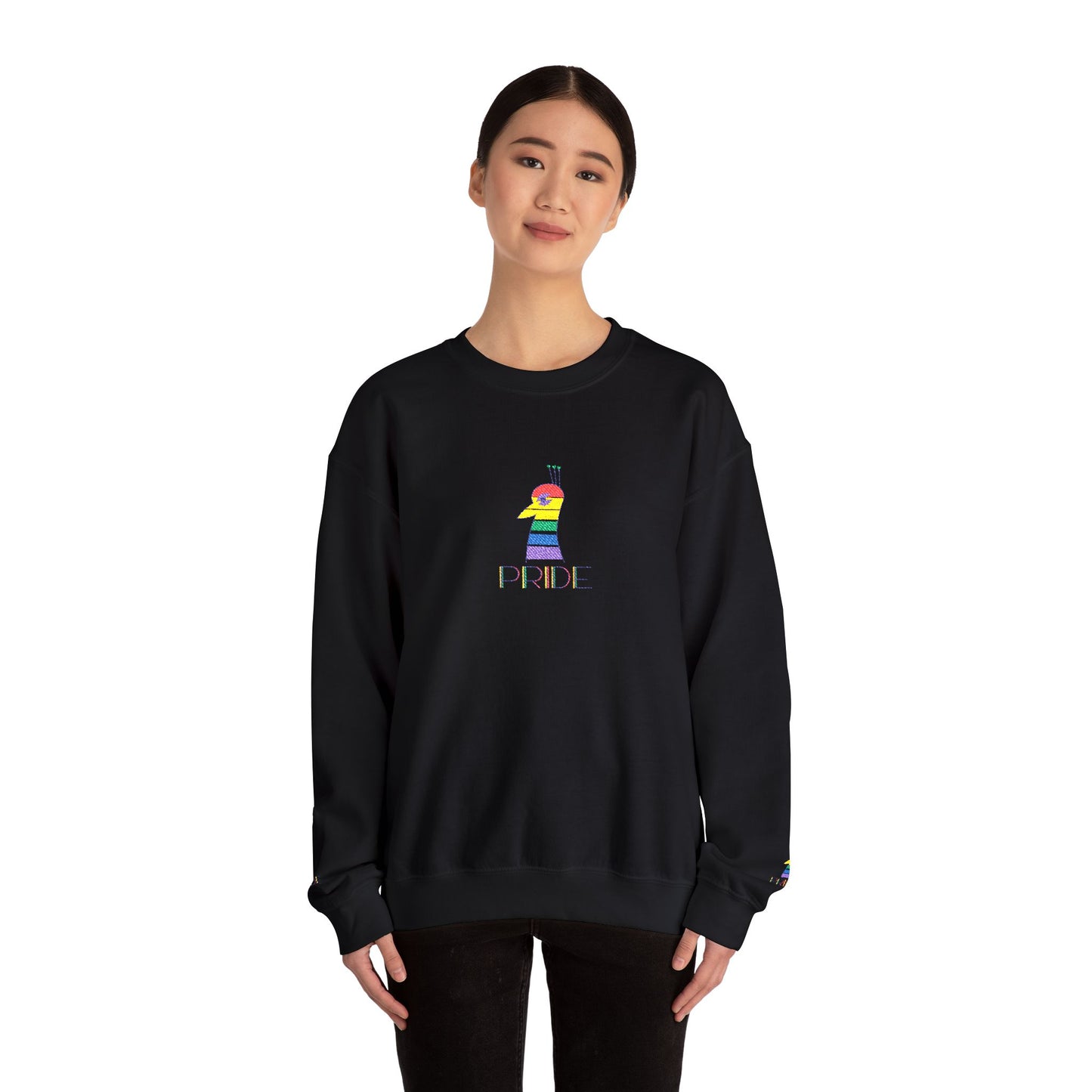 Pride Crewneck Sweatshirt, Unisex Sweatshirt, LGBQT P’COK PRIDE Apparel, Comfortable Layering, Gift for Pride Month, Casual Wear