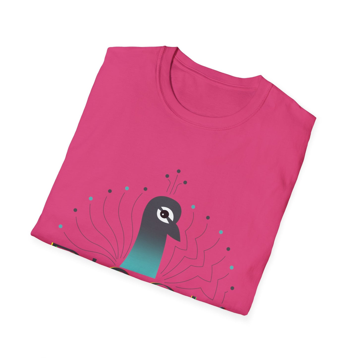 Stylish P’COK STRUT Graphic Tee for Casual Wear, Gift for Nature Lovers, Birthday Gift, Eco-Friendly Apparel, Trendy Summer Shirt