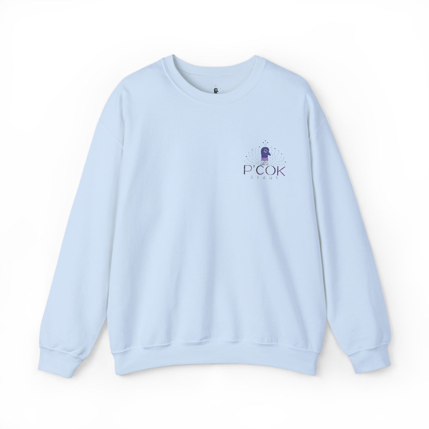 P’COK STRUT Cozy Unisex Crewneck Sweatshirt - Casual Comfort, Perfect for Relaxing Days, Gift for Friends, Ideal for Holidays and Lounging