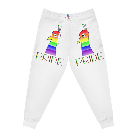LGBQT P'COK PRIDE Themed Athletic Joggers, LGBTQ+ Activewear, Comfortable Sweatpants, Colorful Joggers for Parades, Pride Month Apparel