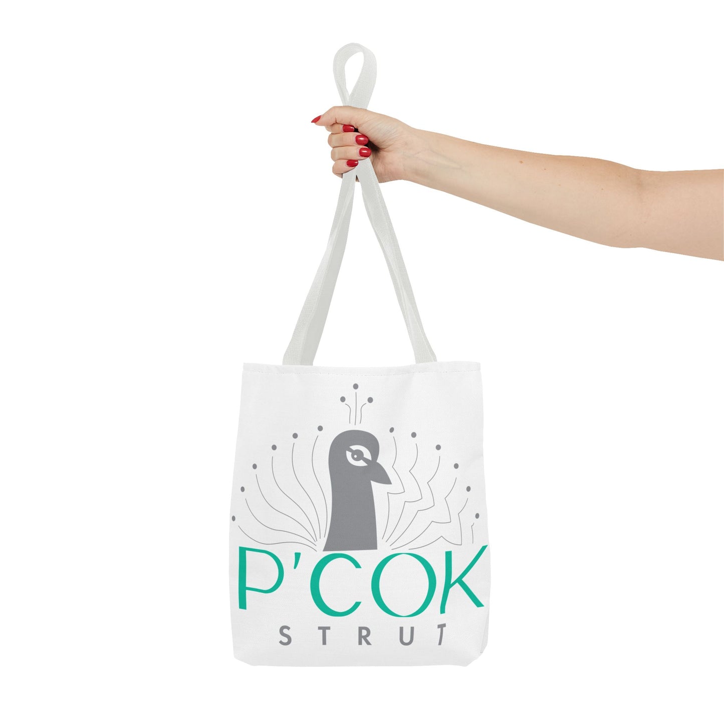 P’COK STRUT Tote Bag - Stylish Eco-Friendly Bag, Perfect for Shopping, Beach Days, Gift for Her, Unique Design