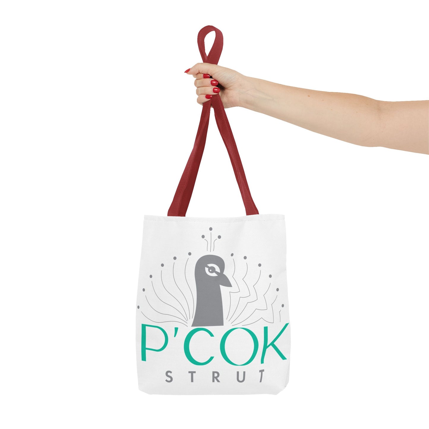 P’COK STRUT Tote Bag - Stylish Eco-Friendly Bag, Perfect for Shopping, Beach Days, Gift for Her, Unique Design