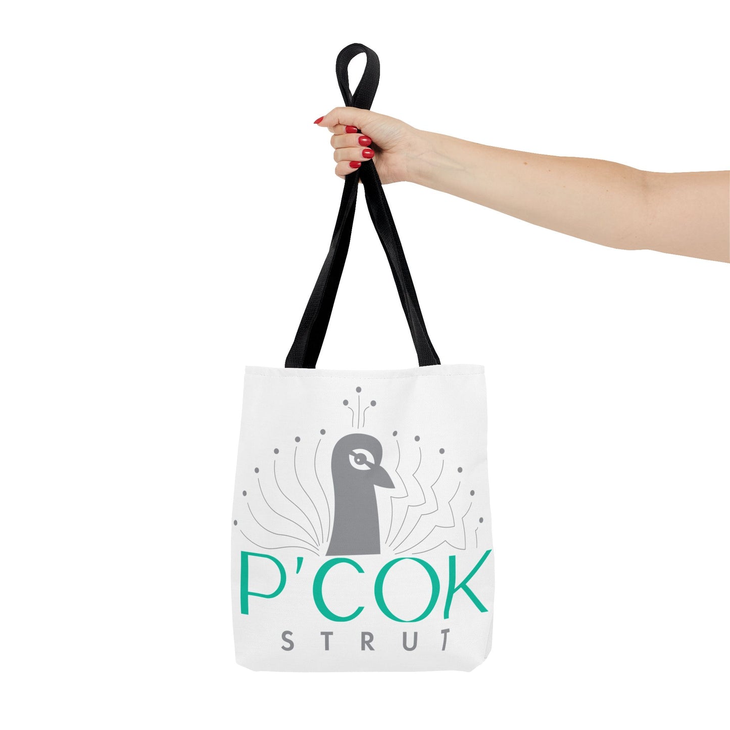 P’COK STRUT Tote Bag - Stylish Eco-Friendly Bag, Perfect for Shopping, Beach Days, Gift for Her, Unique Design