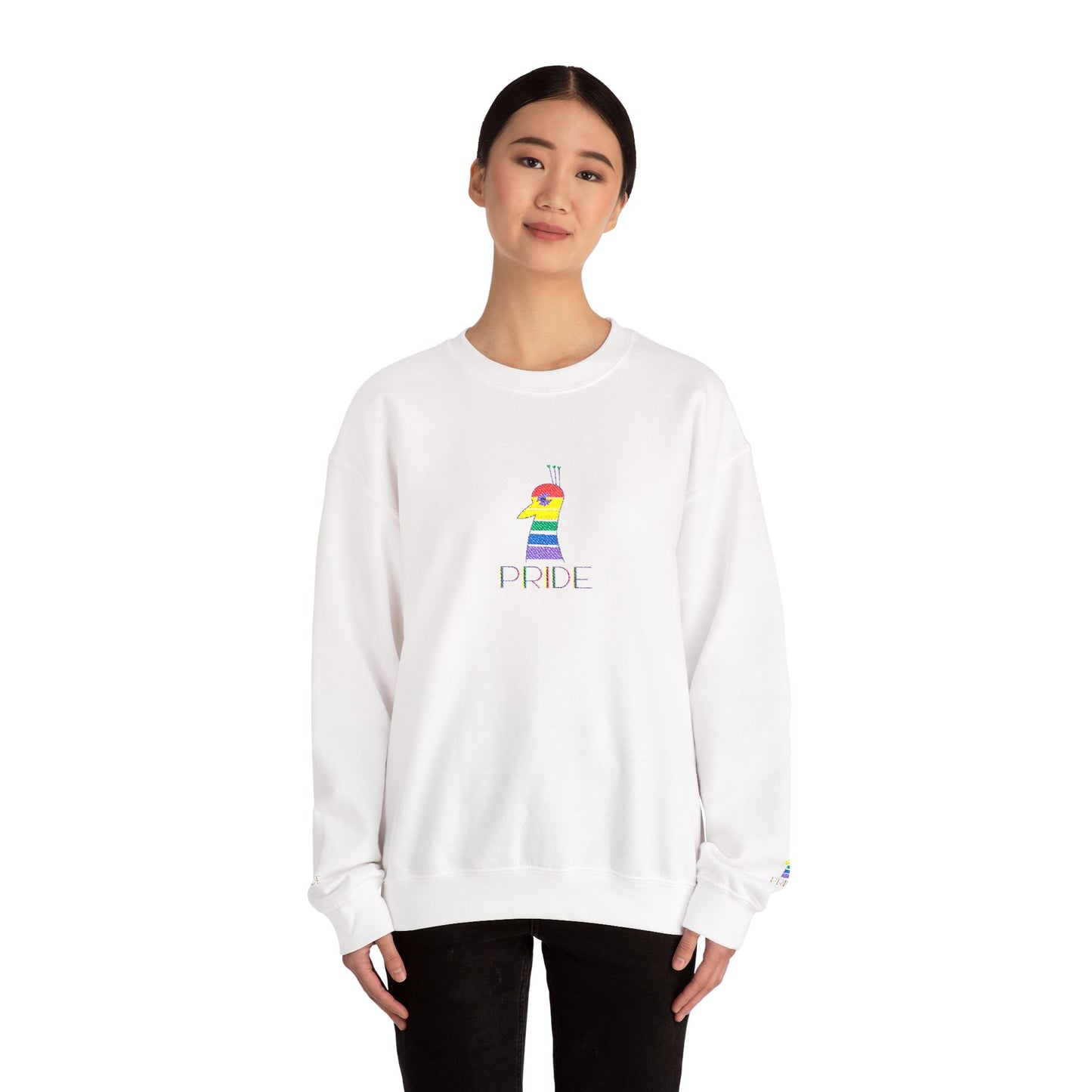 Pride Crewneck Sweatshirt, Unisex Sweatshirt, LGBQT P’COK PRIDE Apparel, Comfortable Layering, Gift for Pride Month, Casual Wear