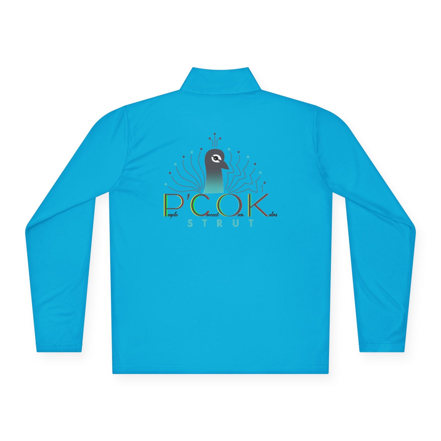 P’COK STRUT Stylish Unisex Quarter-Zip Pullover for Year-Round Comfort, Perfect for Outdoor Adventures, Gifts, Casual Wear, Travel, and Cozy Nights