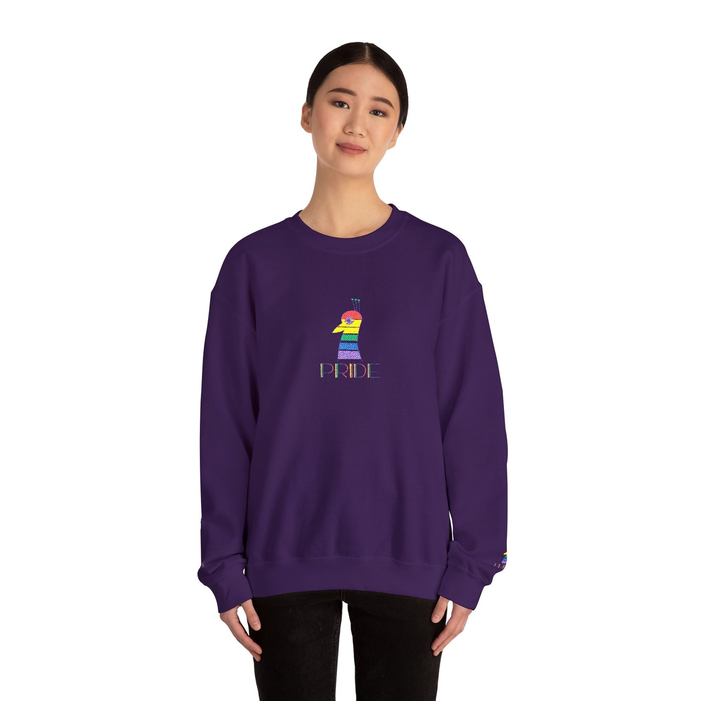 Pride Crewneck Sweatshirt, Unisex Sweatshirt, LGBQT P’COK PRIDE Apparel, Comfortable Layering, Gift for Pride Month, Casual Wear