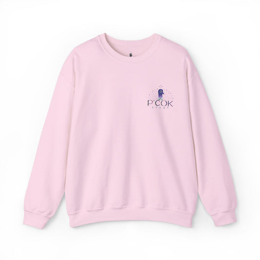 P’COK STRUT Cozy Unisex Crewneck Sweatshirt - Casual Comfort, Perfect for Relaxing Days, Gift for Friends, Ideal for Holidays and Lounging