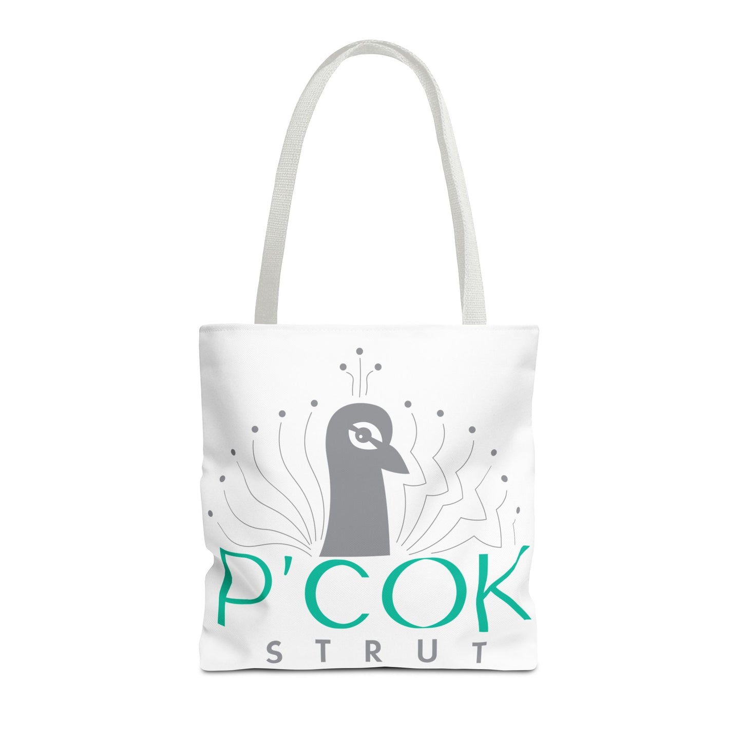 P’COK STRUT Tote Bag - Stylish Eco-Friendly Bag, Perfect for Shopping, Beach Days, Gift for Her, Unique Design