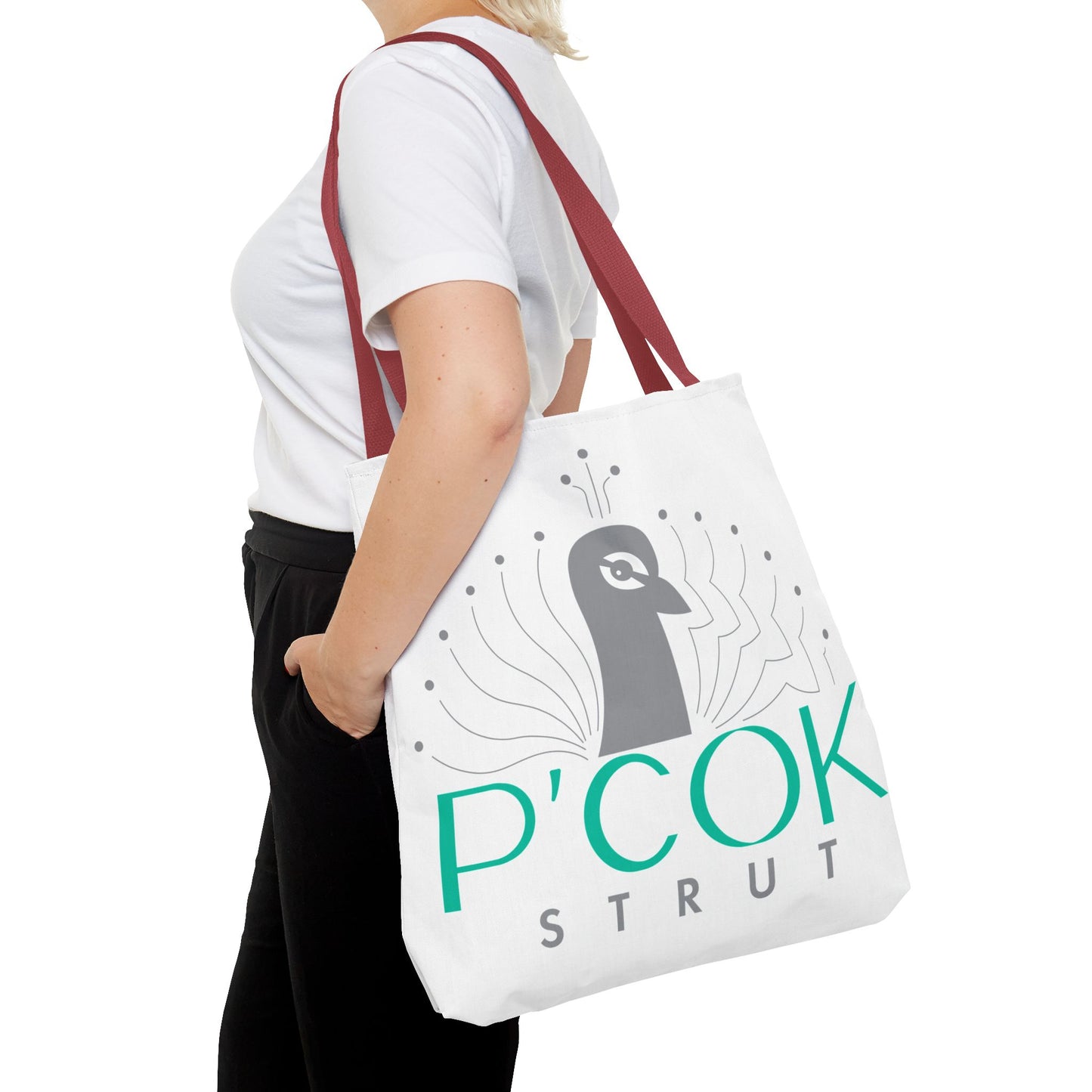 P’COK STRUT Tote Bag - Stylish Eco-Friendly Bag, Perfect for Shopping, Beach Days, Gift for Her, Unique Design