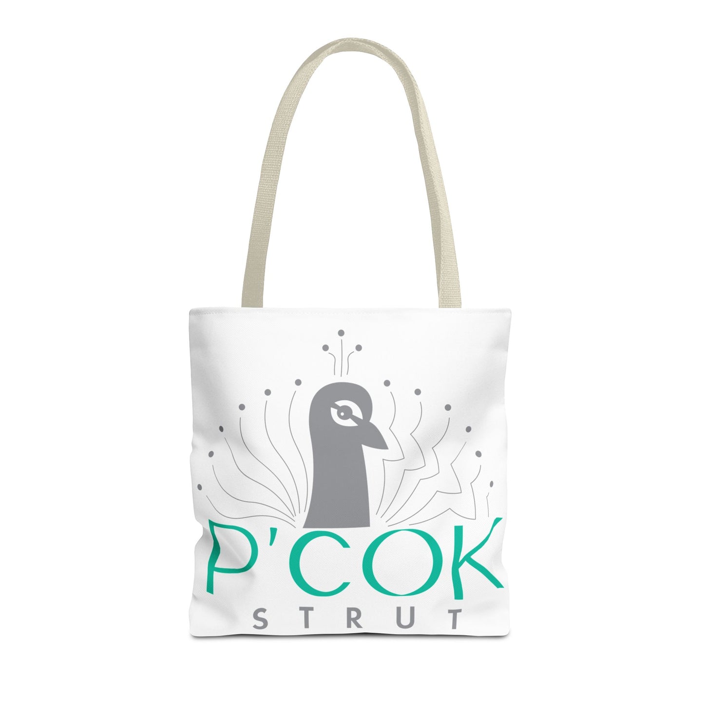 P’COK STRUT Tote Bag - Stylish Eco-Friendly Bag, Perfect for Shopping, Beach Days, Gift for Her, Unique Design