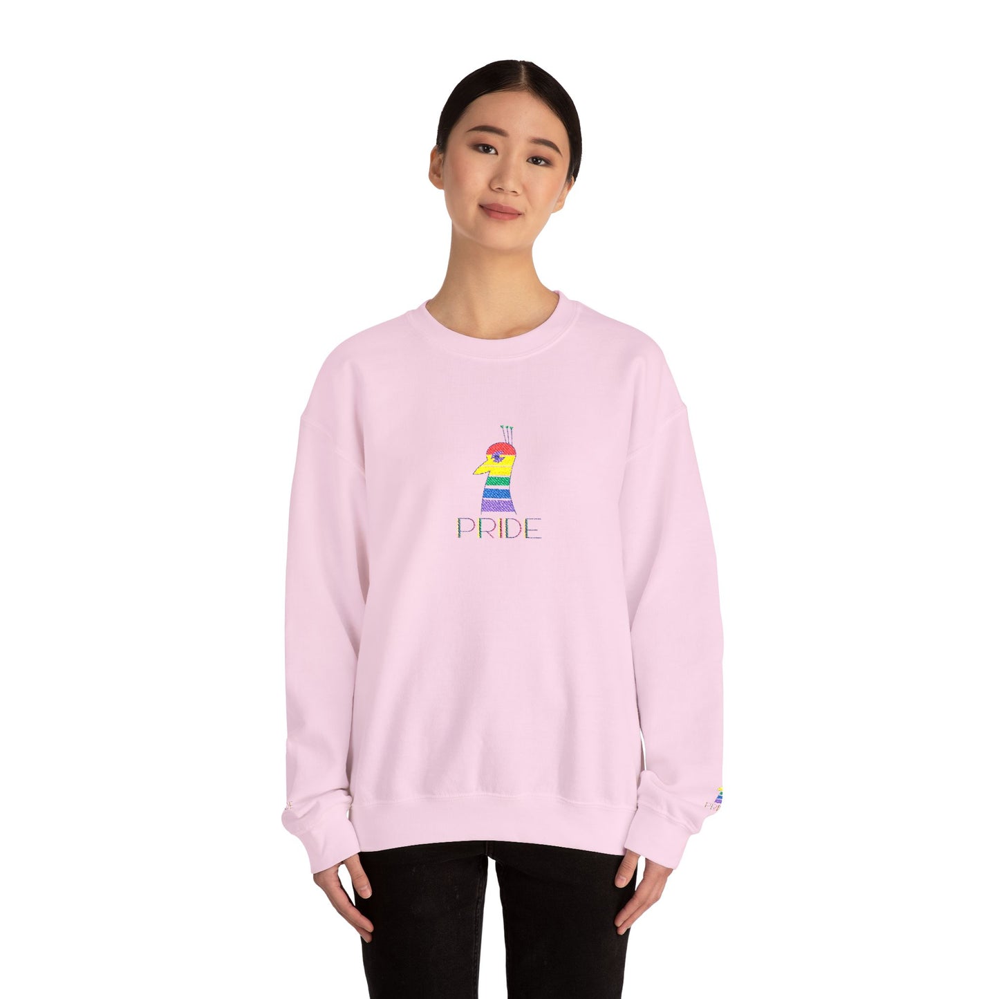 Pride Crewneck Sweatshirt, Unisex Sweatshirt, LGBQT P’COK PRIDE Apparel, Comfortable Layering, Gift for Pride Month, Casual Wear