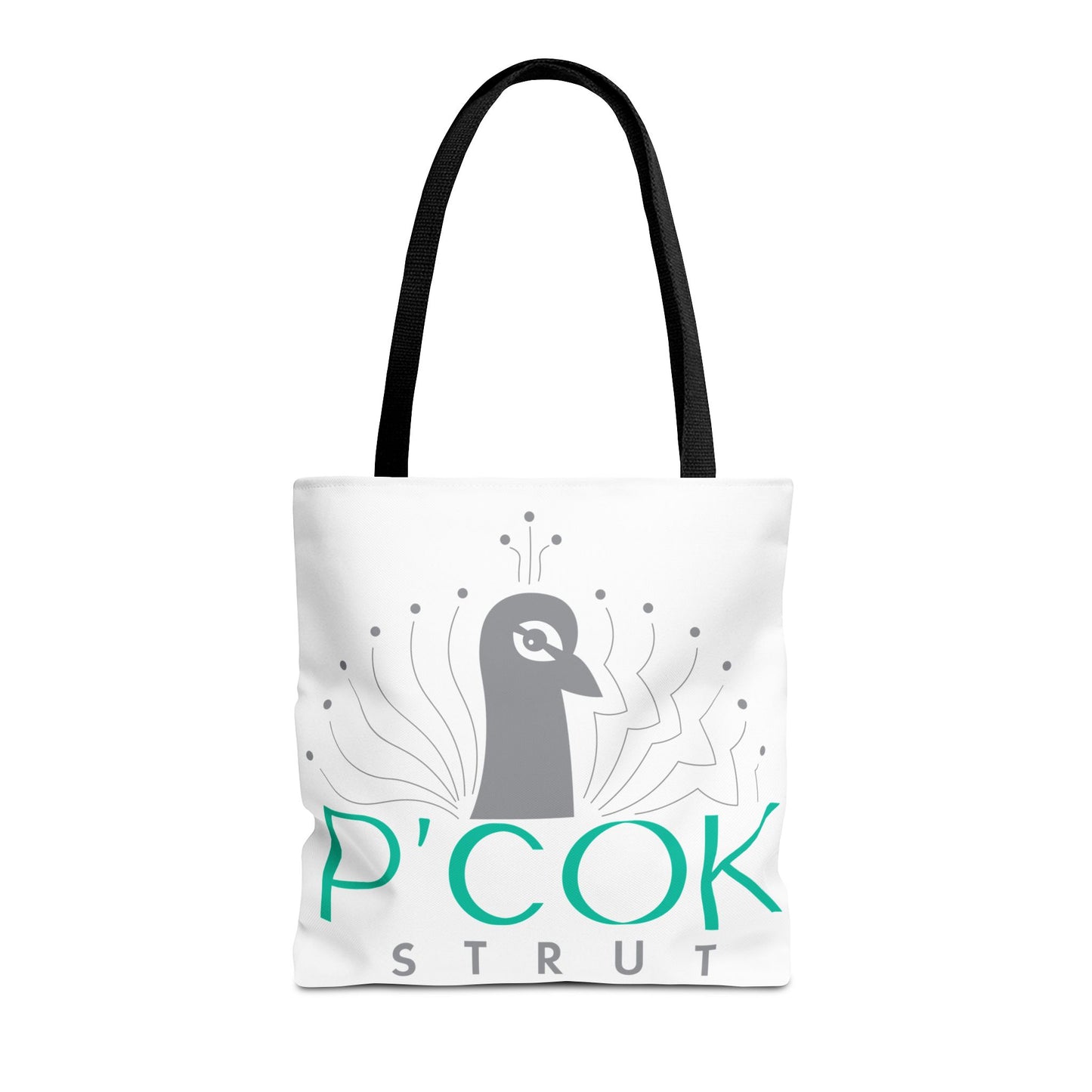P’COK STRUT Tote Bag - Stylish Eco-Friendly Bag, Perfect for Shopping, Beach Days, Gift for Her, Unique Design