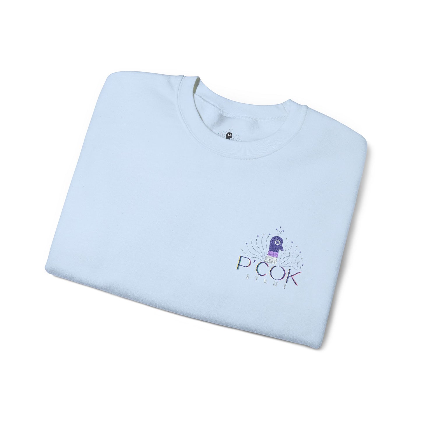 P’COK STRUT Cozy Unisex Crewneck Sweatshirt - Casual Comfort, Perfect for Relaxing Days, Gift for Friends, Ideal for Holidays and Lounging