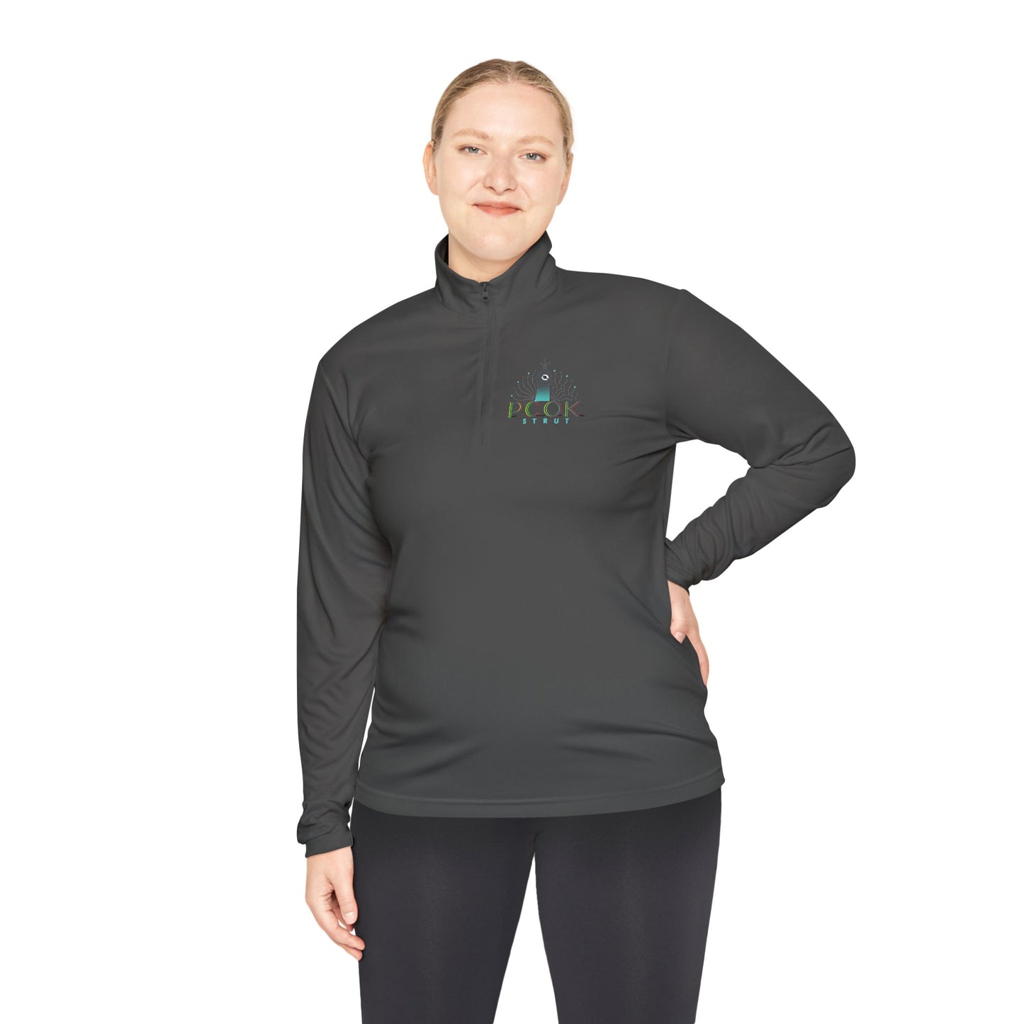 P’COK STRUT Stylish Unisex Quarter-Zip Pullover for Year-Round Comfort, Perfect for Outdoor Adventures, Gifts, Casual Wear, Travel, and Cozy Nights