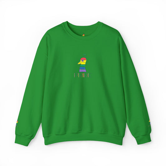 Pride Crewneck Sweatshirt, Unisex Sweatshirt, LGBQT P’COK PRIDE Apparel, Comfortable Layering, Gift for Pride Month, Casual Wear