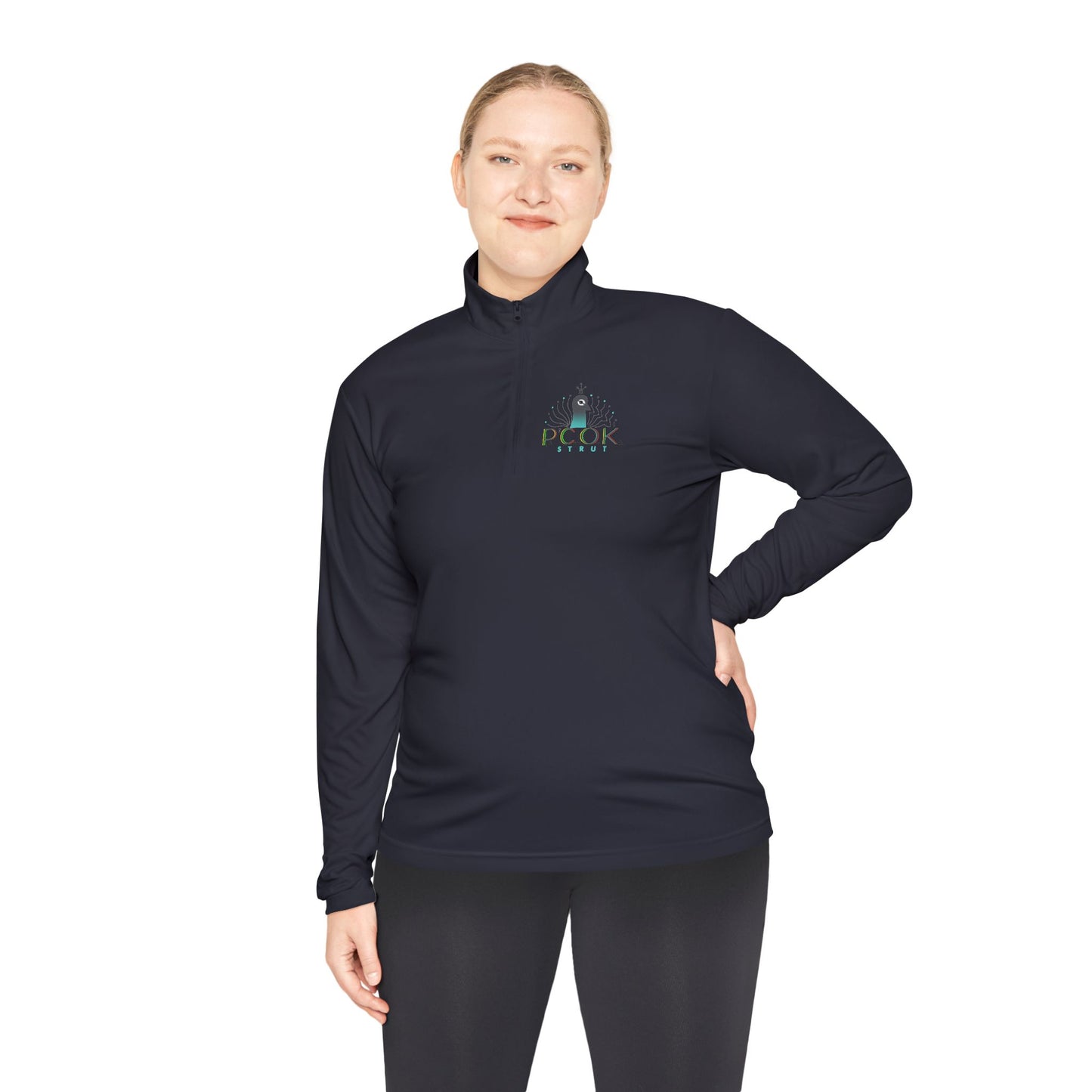 P’COK STRUT Stylish Unisex Quarter-Zip Pullover for Year-Round Comfort, Perfect for Outdoor Adventures, Gifts, Casual Wear, Travel, and Cozy Nights