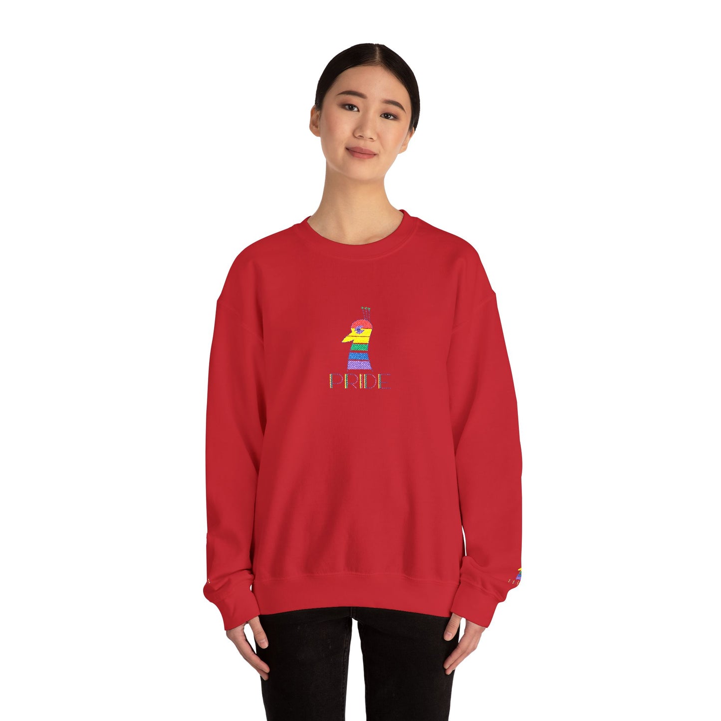 Pride Crewneck Sweatshirt, Unisex Sweatshirt, LGBQT P’COK PRIDE Apparel, Comfortable Layering, Gift for Pride Month, Casual Wear