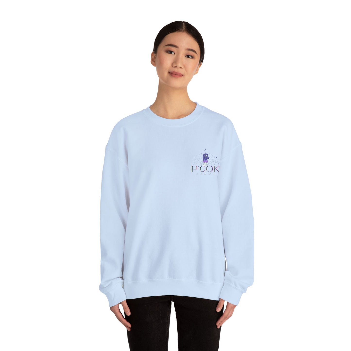 P’COK STRUT Cozy Unisex Crewneck Sweatshirt - Casual Comfort, Perfect for Relaxing Days, Gift for Friends, Ideal for Holidays and Lounging