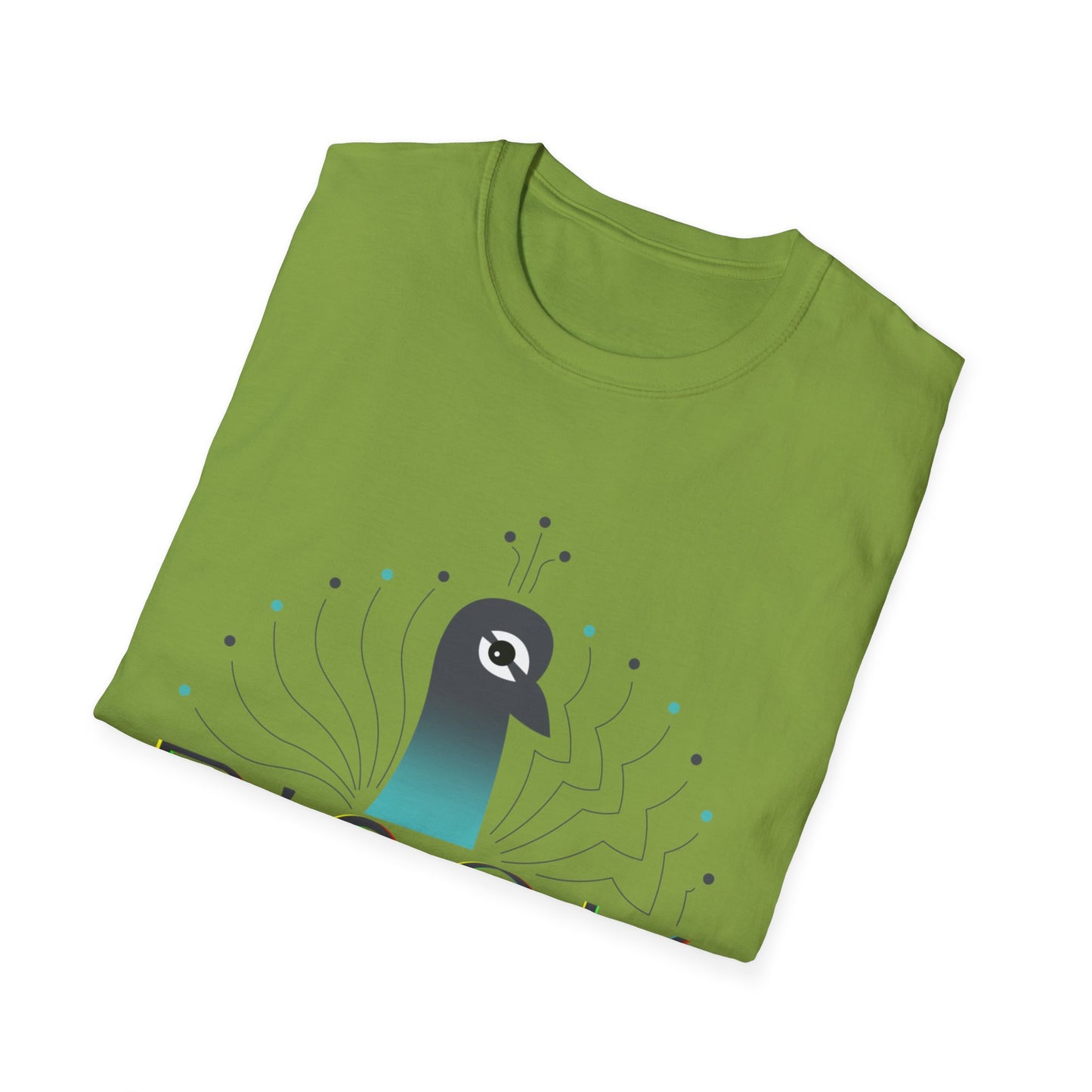Stylish P’COK STRUT Graphic Tee for Casual Wear, Gift for Nature Lovers, Birthday Gift, Eco-Friendly Apparel, Trendy Summer Shirt