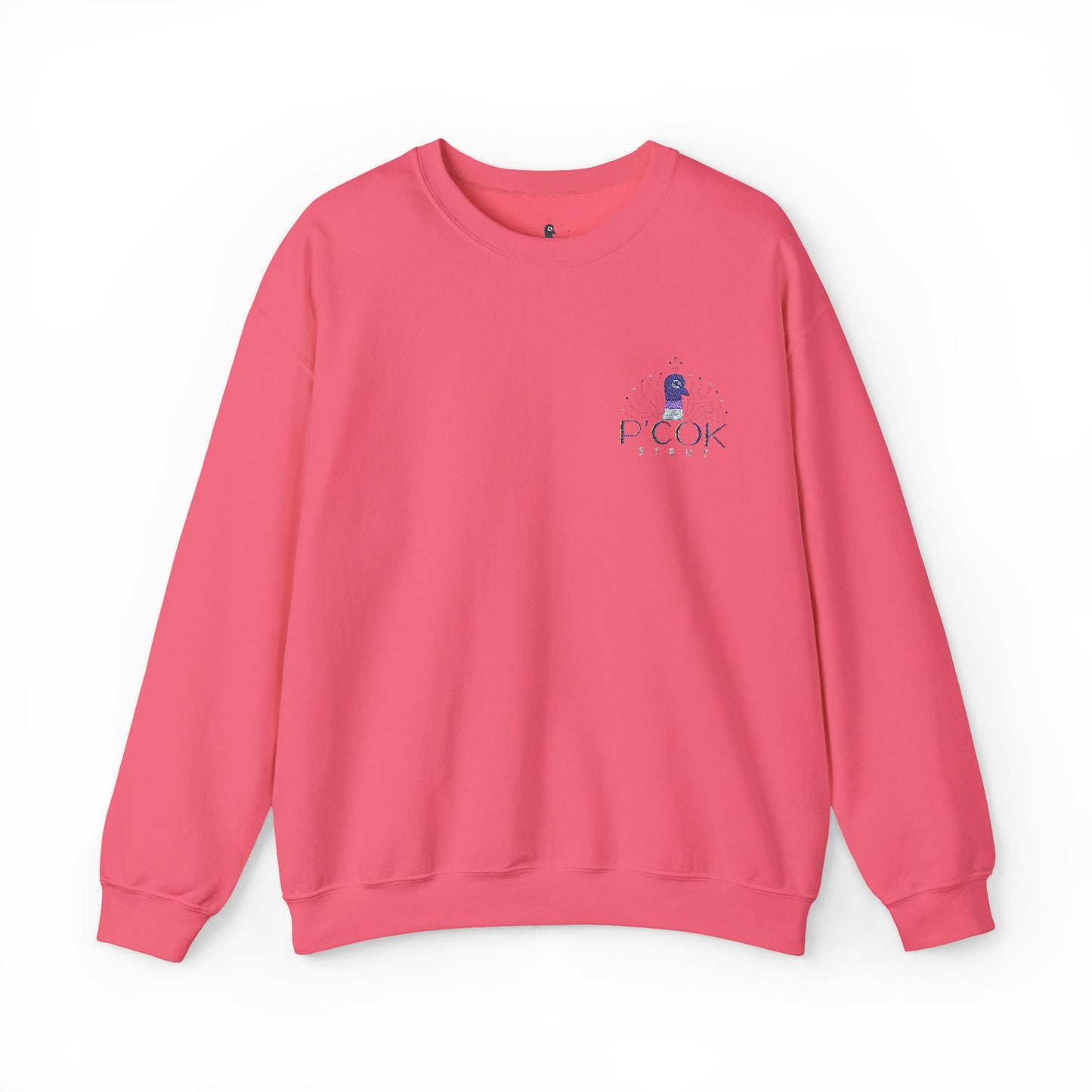 P’COK STRUT Cozy Unisex Crewneck Sweatshirt - Casual Comfort, Perfect for Relaxing Days, Gift for Friends, Ideal for Holidays and Lounging