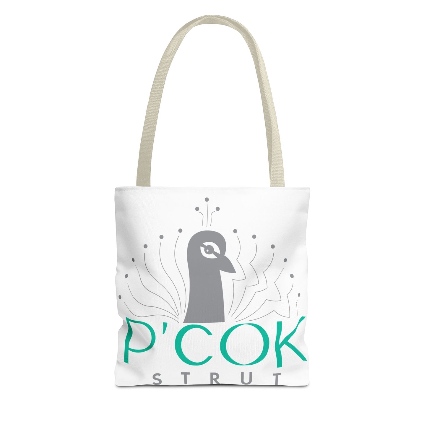 P’COK STRUT Tote Bag - Stylish Eco-Friendly Bag, Perfect for Shopping, Beach Days, Gift for Her, Unique Design