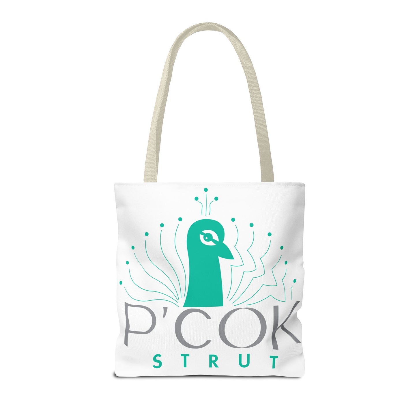 P’COK STRUT Tote Bag - Stylish Eco-Friendly Bag, Perfect for Shopping, Beach Days, Gift for Her, Unique Design