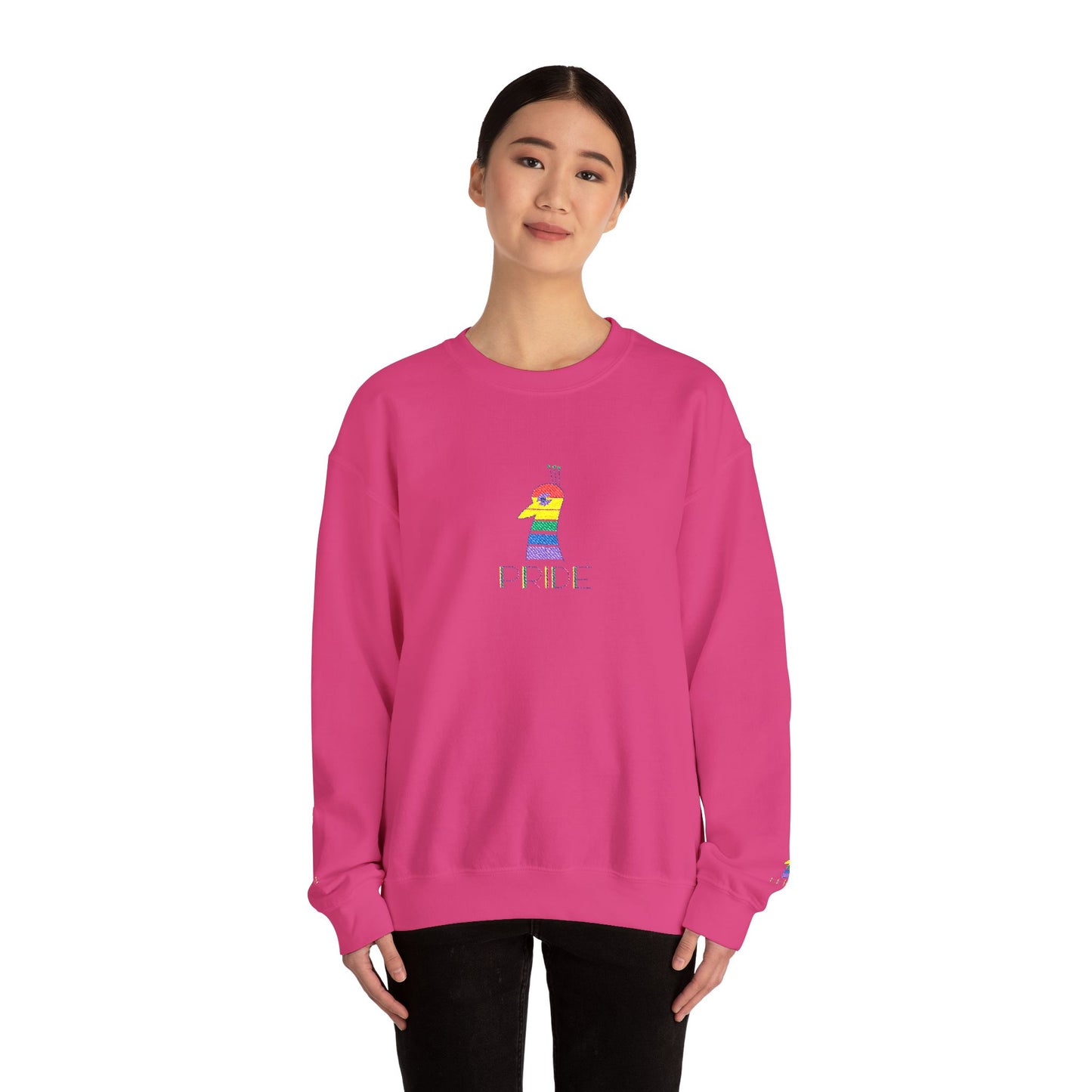 Pride Crewneck Sweatshirt, Unisex Sweatshirt, LGBQT P’COK PRIDE Apparel, Comfortable Layering, Gift for Pride Month, Casual Wear