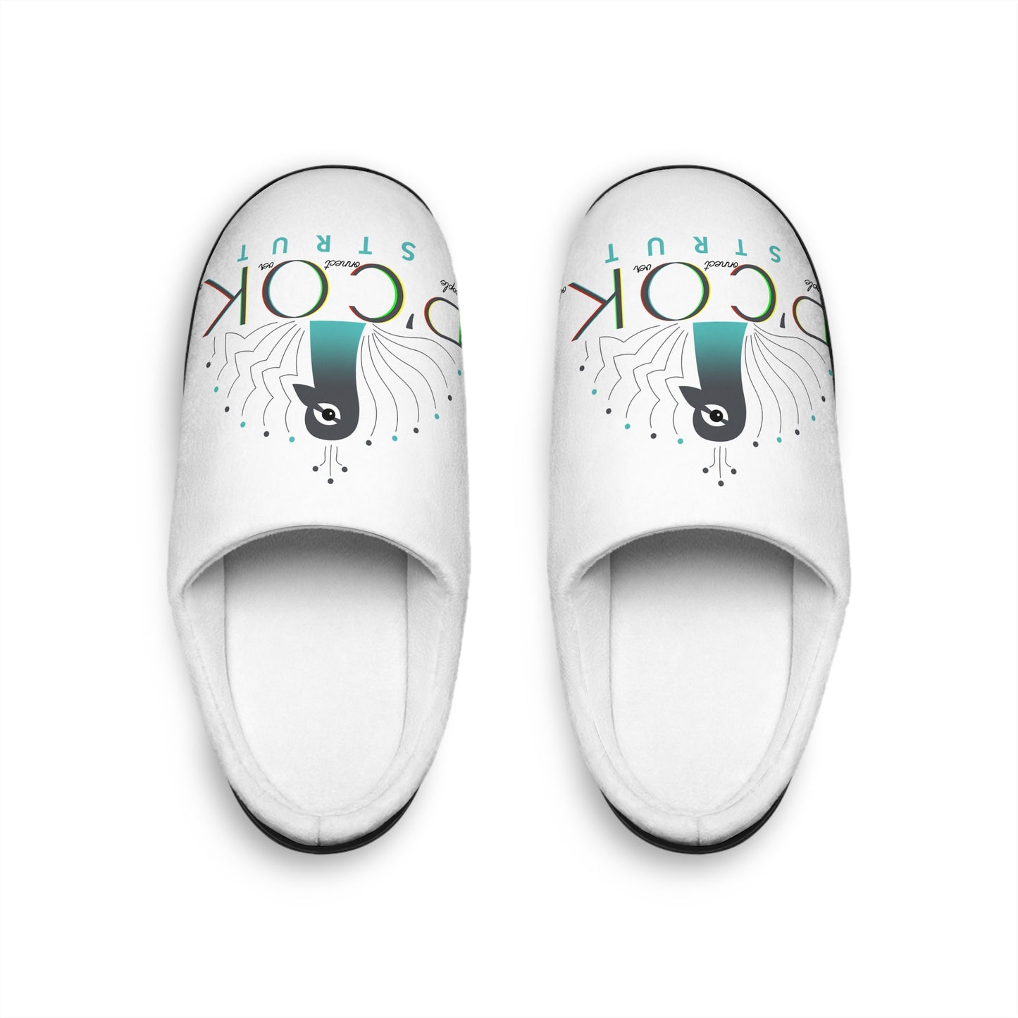 Cozy Women's Indoor Slippers with P’COK STRUT Design | Perfect for Home Relaxation, Gift for Her, Self-Care, Housewarming, Birthday