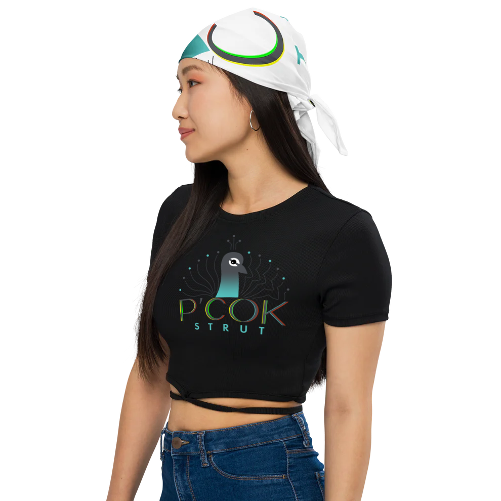 P’COK STRUT All-over print bandana