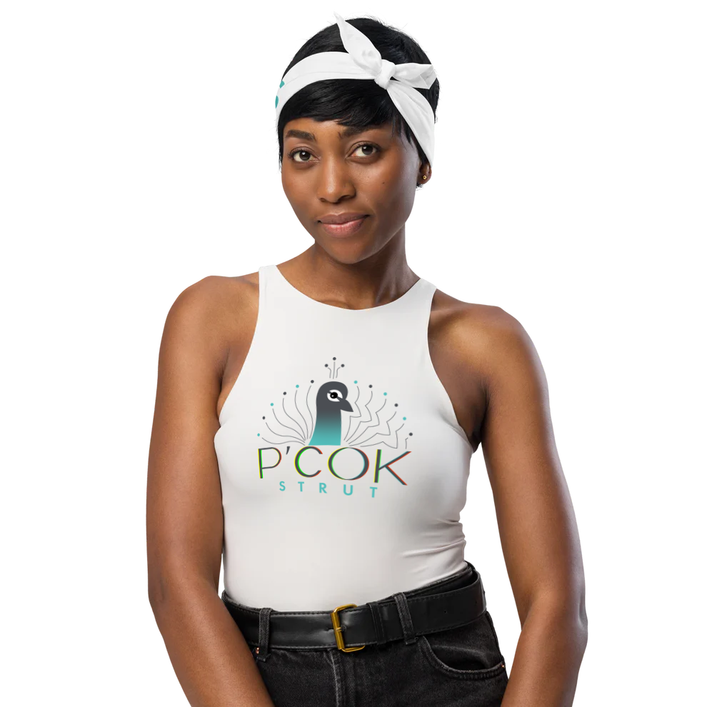 P’COK STRUT All-over print bandana